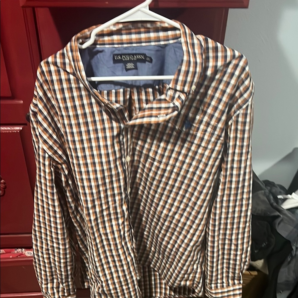 U.S. Polo Assn. Plaid Button-Up Shirt